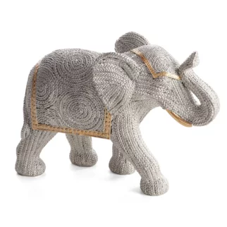 Figurka srebrna słoń 25x9x18 cm VALERI Eurofirany