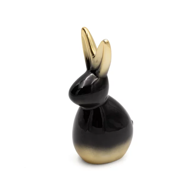 Figurka wielkanocna ZAJĄCZEK z glinki ceramicznej z efektem ombre