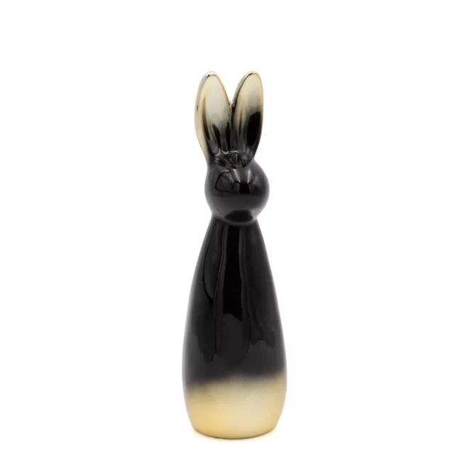 Figurka wielkanocna ZAJĄCZEK z glinki ceramicznej z efektem ombre