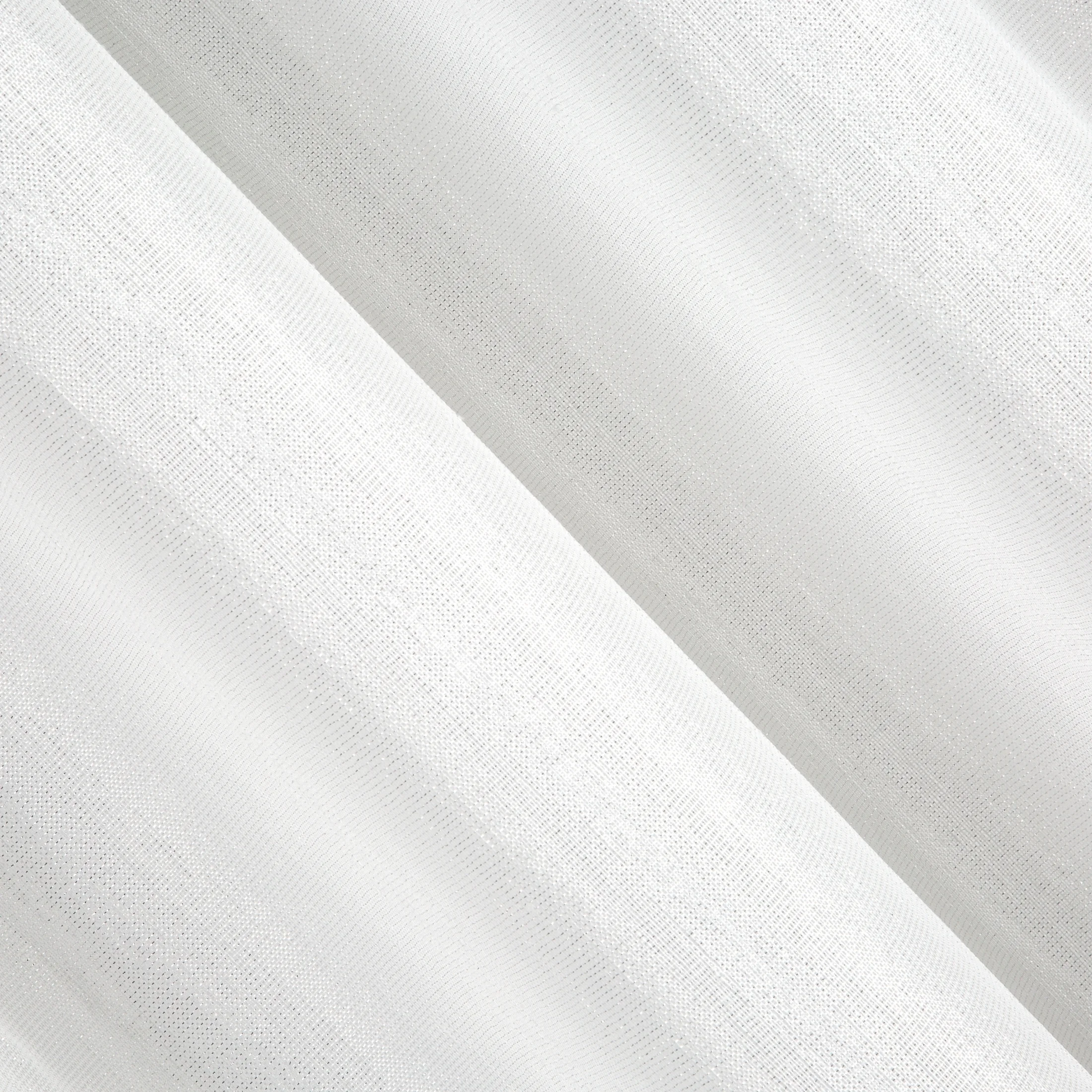 Dekoracja okienna biała z błyszczącą nicią 140x250 cm przelotka FELICIA Eurofirany