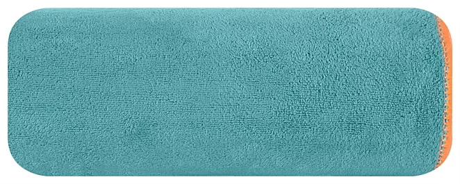 Ręcznik plażowy 80x160 cm z mikrofibry kolor turkusowy szybkoschnący 380 g/m2 IGA Eurofirany