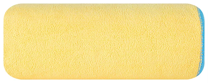 Ręcznik plażowy 80x160 cm z mikrofibry kolor żółty szybkoschnący 380 g/m2 IGA Eurofirany