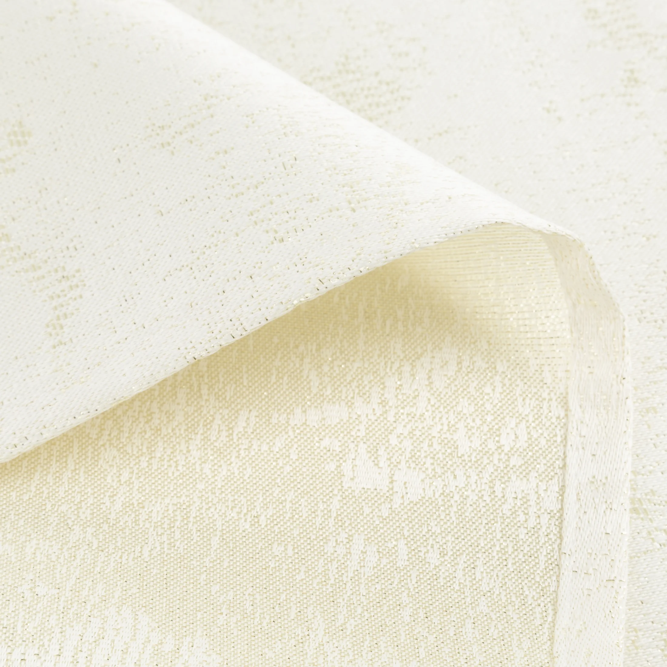 Komplet serwetek 4 szt kremowy 30x40 cm SPARKLE przeszywanych złotą nicią