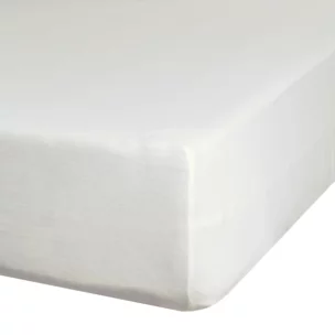 Prześcieradło jersey z gumką 220x200 cm z bawełny kolor kremowy 125 g/m2 Design 91 Eurofirany