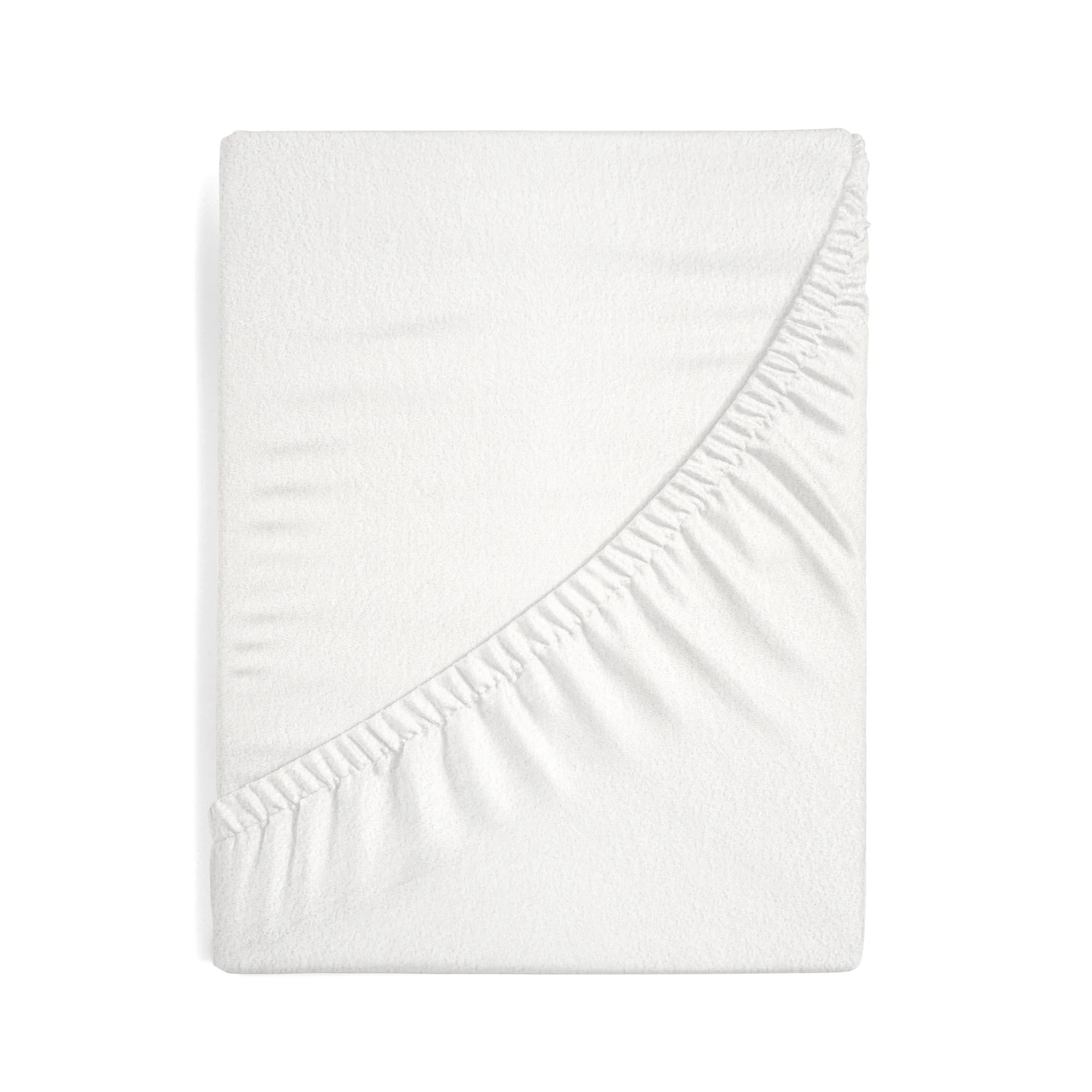 Prześcieradło frotte z gumką 140x200 cm z bawełny kolor kremowy 170 g/m2 Design 91 Eurofirany