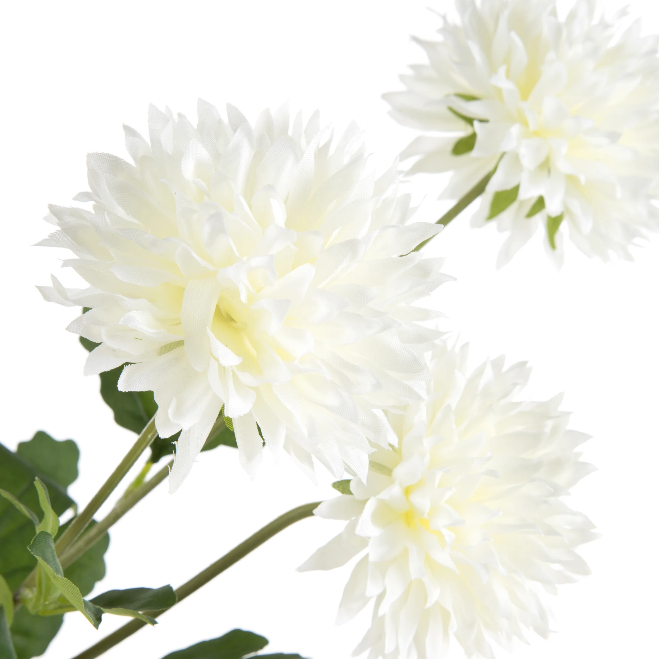 Kwiat sztuczny chryzantema kremowa 63 cm