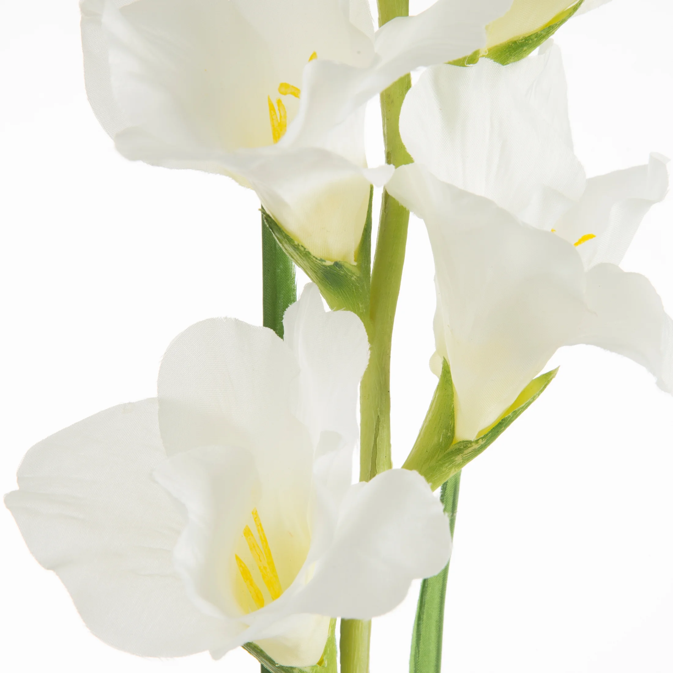 Kwiat sztuczny mieczyk kremowy 85 cm