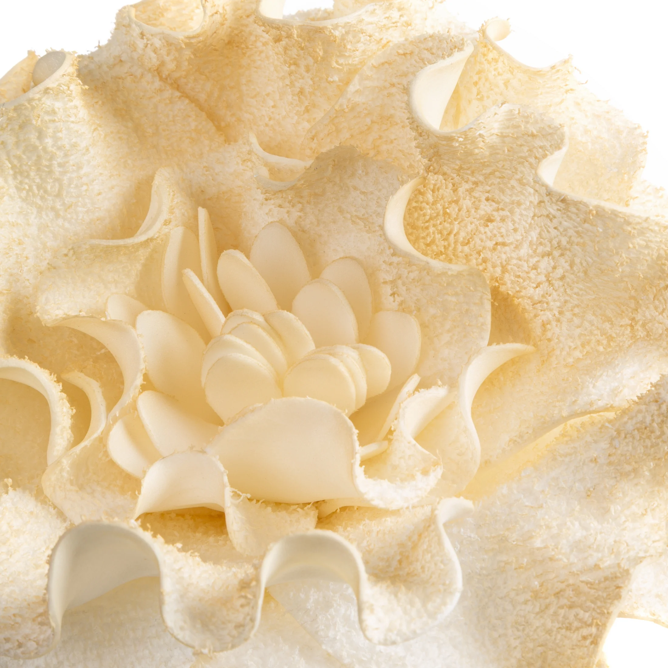 Kwiat sztuczny kremowy z plastycznej pianki foamiran 65 cm Eurofirany