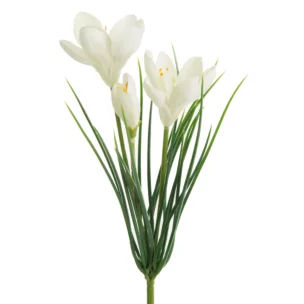 Kwiat sztuczny krokus kremowy 30 cm