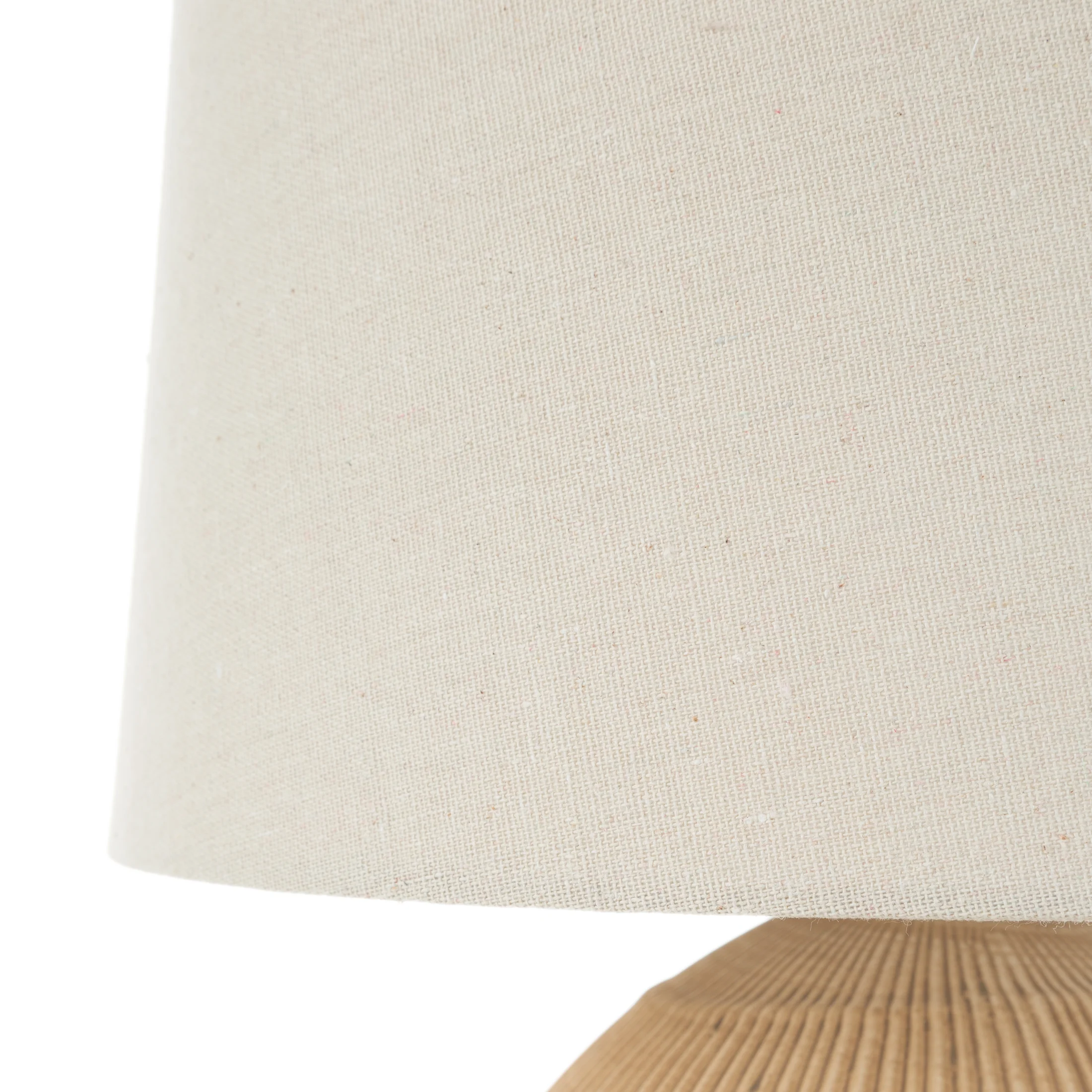 Lampa kremowo-beżowa w stylu boho średnica 34x51 cm KENZO Eurofirany