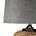 Lampa stołowa do pokoju stalowo, beżowa PATI w stylu boho z plecioną podstawą i matowym abażurem Eurofirany