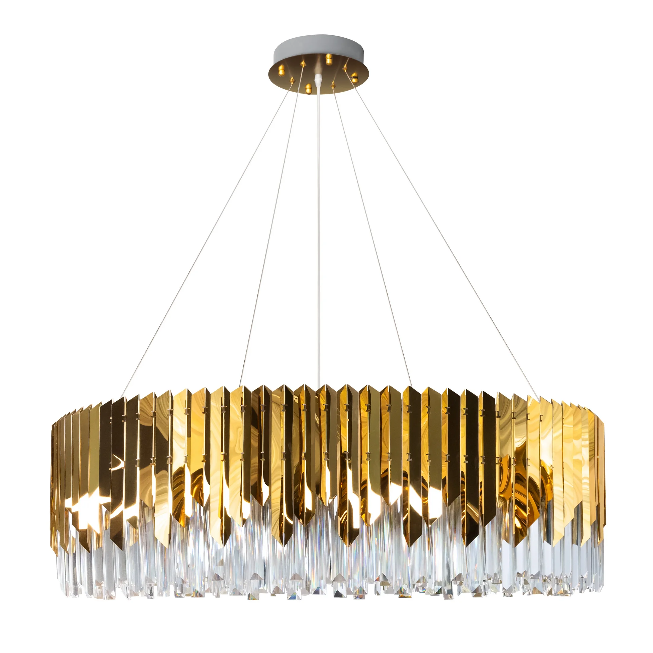 Lampa sufitowa EMILY z kryształkami Eurofirany