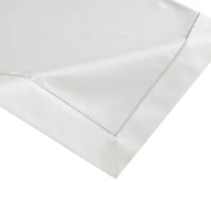 Komplet podkładek 4 szt białych 30x40 cm MADELE ze srebrną lamówką