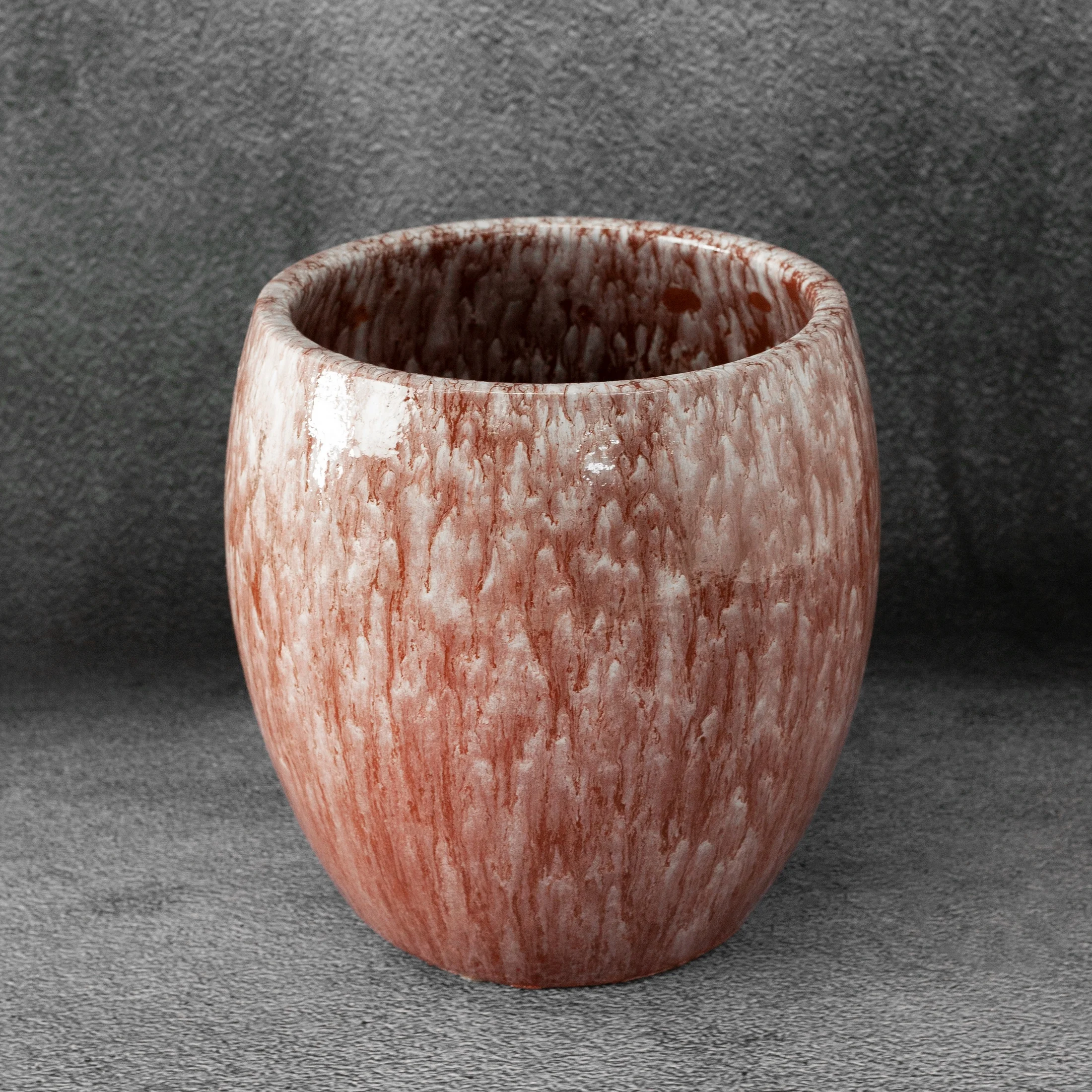 MARK RÓŻOWA OSŁONKA CERAMICZNA NA DONICZKĘ 19x19 cm EUROFIRANY
