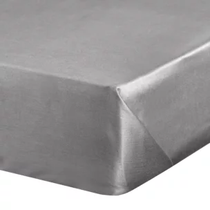 Prześcieradło gładkie bez gumki 160x210 cm z satyny bawełnianej kolor stalowy 125 g/m2 NOVA Eurofirany