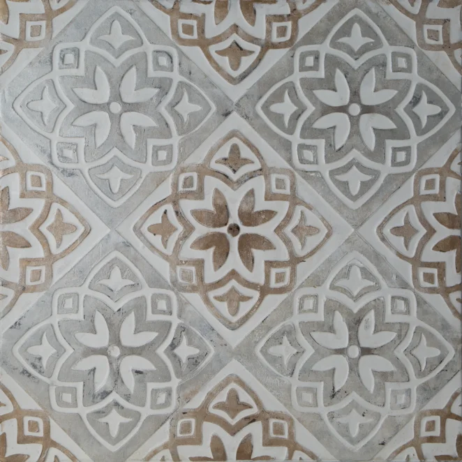 Obraz abstrakcja niebiesko, pomarańczowy ręcznie malowany na płótnie 80x80 cm ORAMENTS