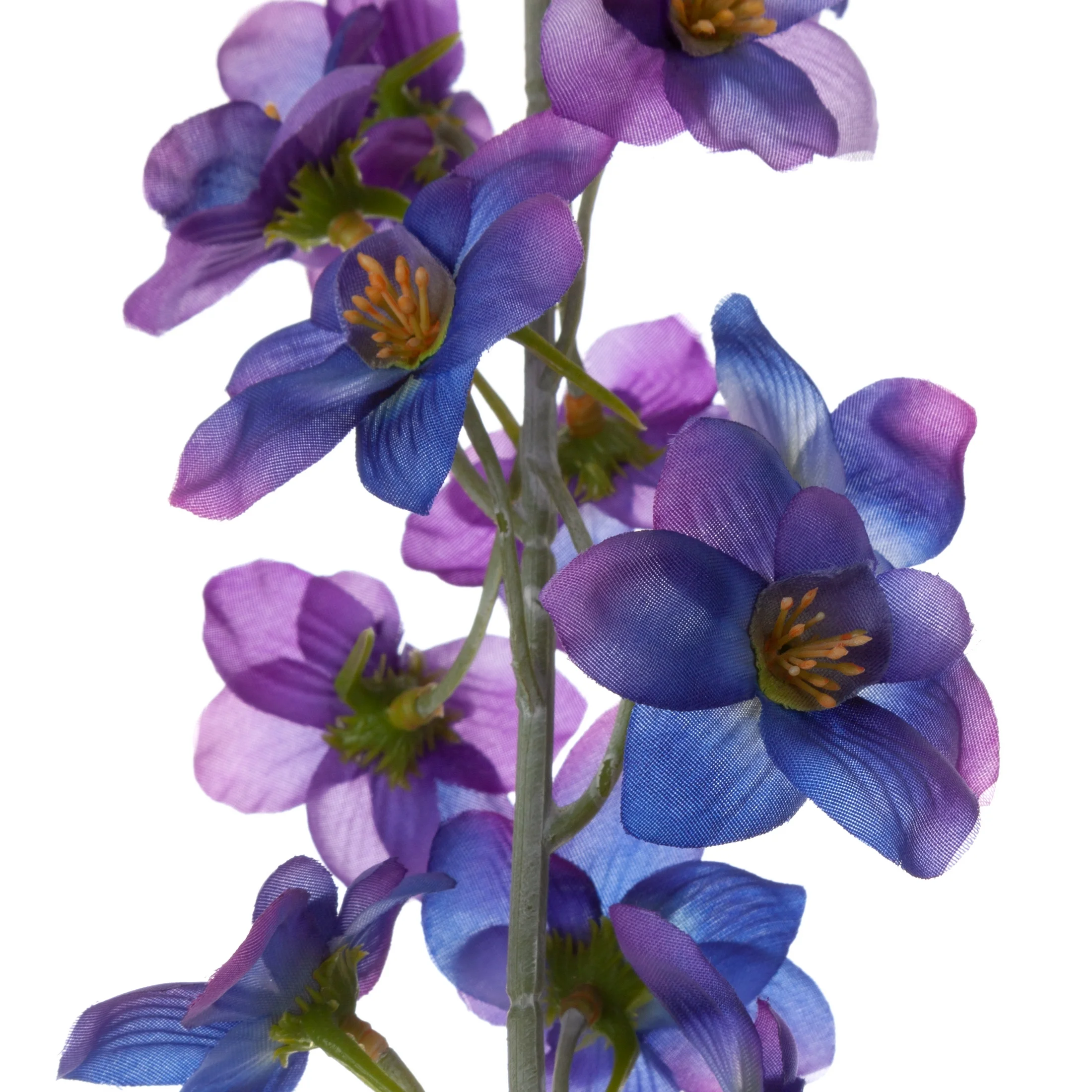 Kwiat sztuczny niebiesko, fioletowy 80 cm