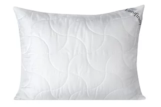 Poduszka 70 x 80 cm biała z wypełnieniem z lekkich kulek z włókna poliestrowego PLATINUM Eurofirany