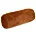 Poduszka wałek 15x45 cm ceglasta z miękkiej futrzanej tkaniny  NINA Eurofirany