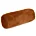 Poduszka wałek 15x45 cm ceglasta z miękkiej futrzanej tkaniny  NINA Eurofirany