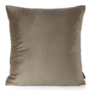 Poszewka na poduszkę 45x45 cm welwetowa beżowa ELORA EUROFIRANY PREMIUM