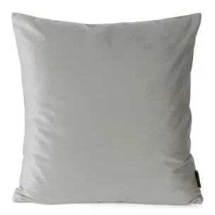 Poszewka na poduszkę 45x45 cm welwetowa srebrna ELORA EUROFIRANY PREMIUM