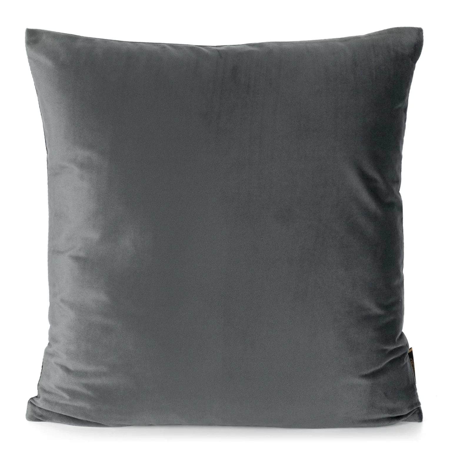 Poszewka na poduszkę 45x45 cm welwetowa stalowa ELORA EUROFIRANY PREMIUM