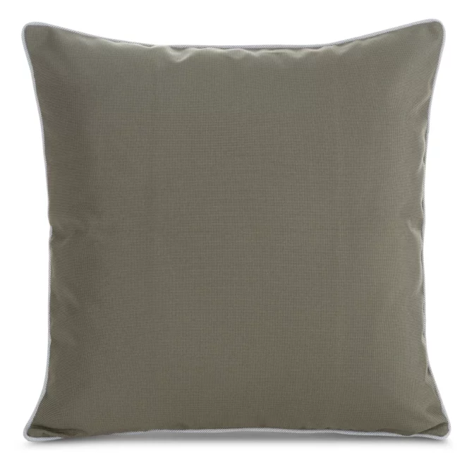 Poszewka na poduszkę 45x45 cm z gładkiej tkaniny wodoodpornej do ogrodu i na taras beżowa GARDEN 4 Eurofirany