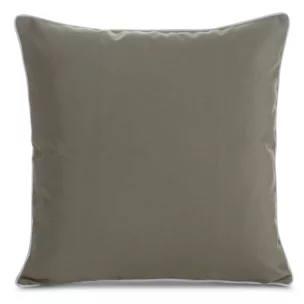 Poszewka na poduszkę 45x45 cm z gładkiej tkaniny wodoodpornej do ogrodu i na taras beżowa GARDEN 4 Eurofirany