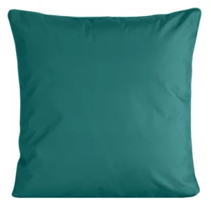 Poszewka na poduszkę 45x45 cm z gładkiej tkaniny wodoodpornej do ogrodu i na taras turkusowa GARDEN 5 Eurofirany