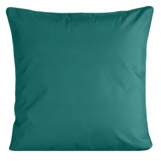 Poszewka na poduszkę 45x45 cm z gładkiej tkaniny wodoodpornej do ogrodu i na taras turkusowa GARDEN 5 Eurofirany