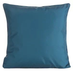 Poszewka na poduszkę 45x45 cm z gładkiej tkaniny wodoodpornej do ogrodu i na taras granatowa GARDEN 5 Eurofirany