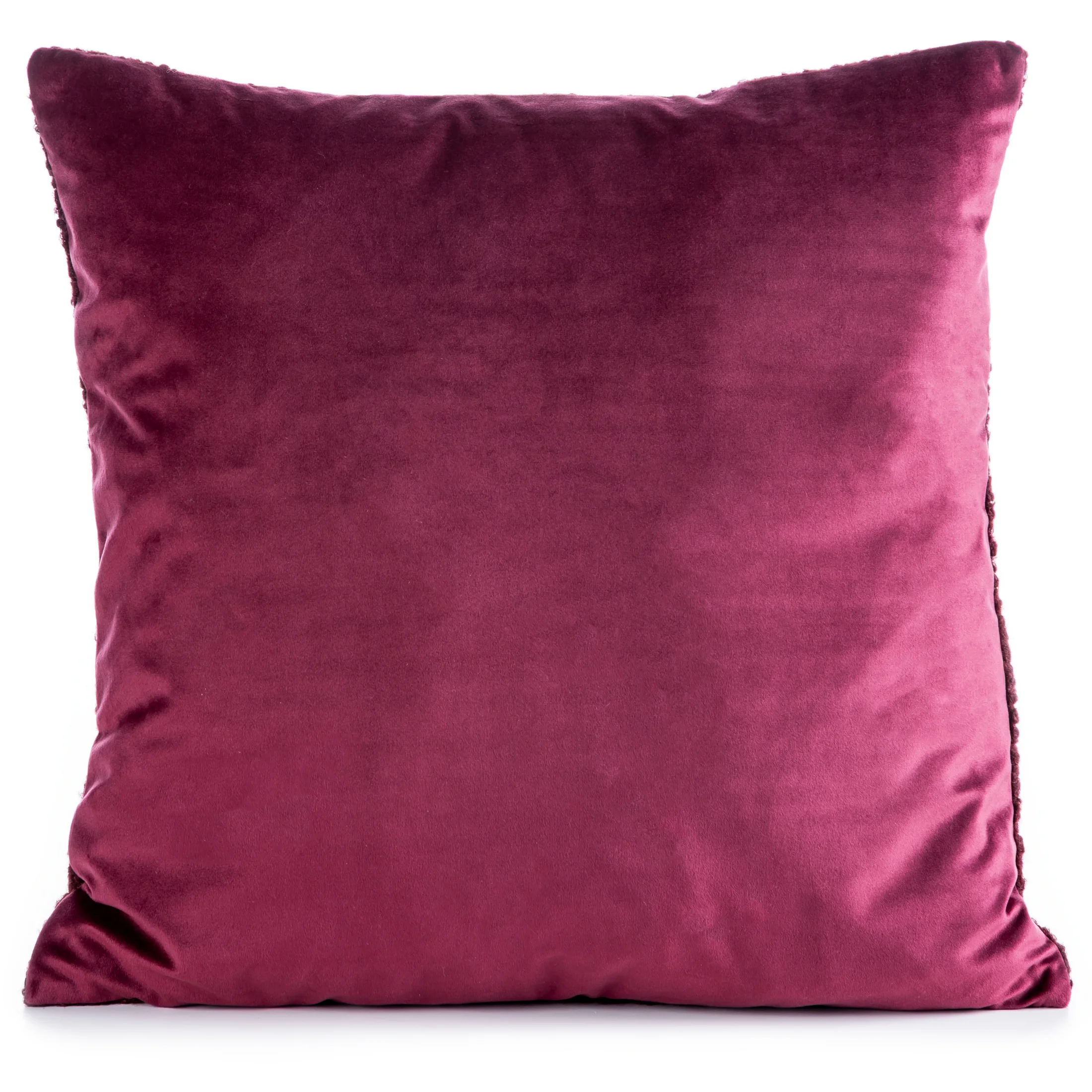 Poszewka na poduszkę 45x45 cm burgundowa z bukli MELLO Eurofirany