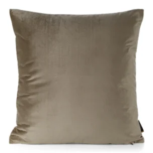 Poszewka na poduszkę 45x45 cm welwetowa beżowa ELORA EUROFIRANY PREMIUM