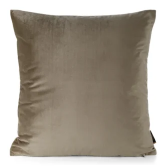 Poszewka na poduszkę 45x45 cm welwetowa beżowa ELORA EUROFIRANY PREMIUM