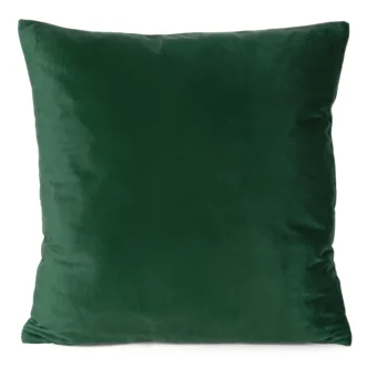Poszewka na poduszkę 45x45 cm welwetowa ciemnozielona ELORA EUROFIRANY PREMIUM