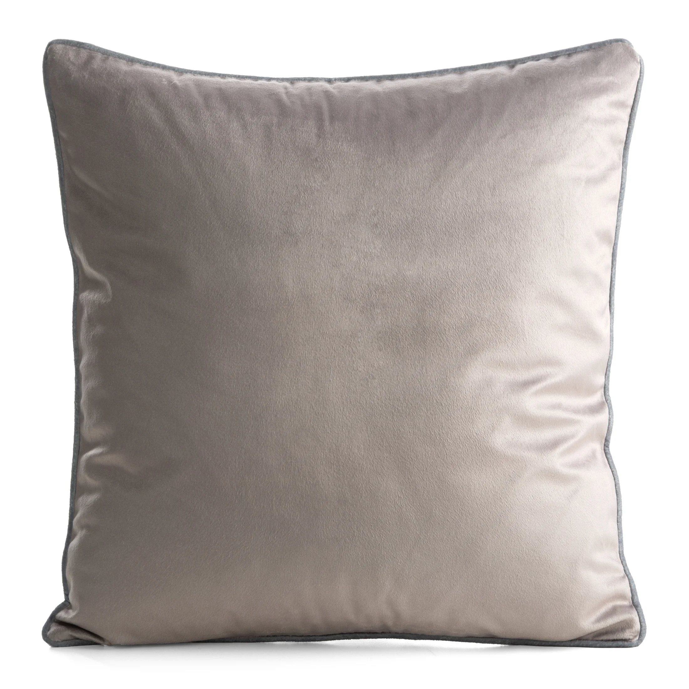 Poszewka na poduszkę 45x45 cm welwetowa fioletowo, granatowa z roślinnym nadrukiem VELVET 201 Eurofirany
