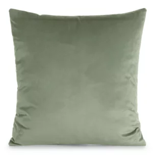 Poszewka na poduszkę 45x45 cm welwetowa o delikatnym połysku gładka jasnomiętowa GAJA 1 Eurofirany