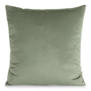 Poszewka na poduszkę 45x45 cm welwetowa o delikatnym połysku gładka jasnomiętowa GAJA 1 Eurofirany