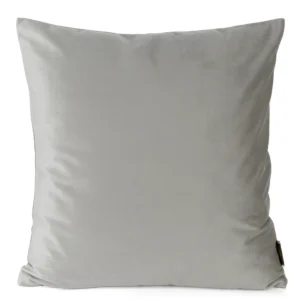Poszewka na poduszkę 45x45 cm welwetowa srebrna ELORA EUROFIRANY PREMIUM