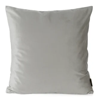 Poszewka na poduszkę 45x45 cm welwetowa srebrna ELORA EUROFIRANY PREMIUM