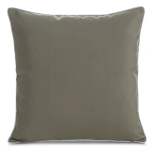 Poszewka na poduszkę 45x45 cm z gładkiej tkaniny wodoodpornej do ogrodu i na taras beżowa GARDEN 4 Eurofirany