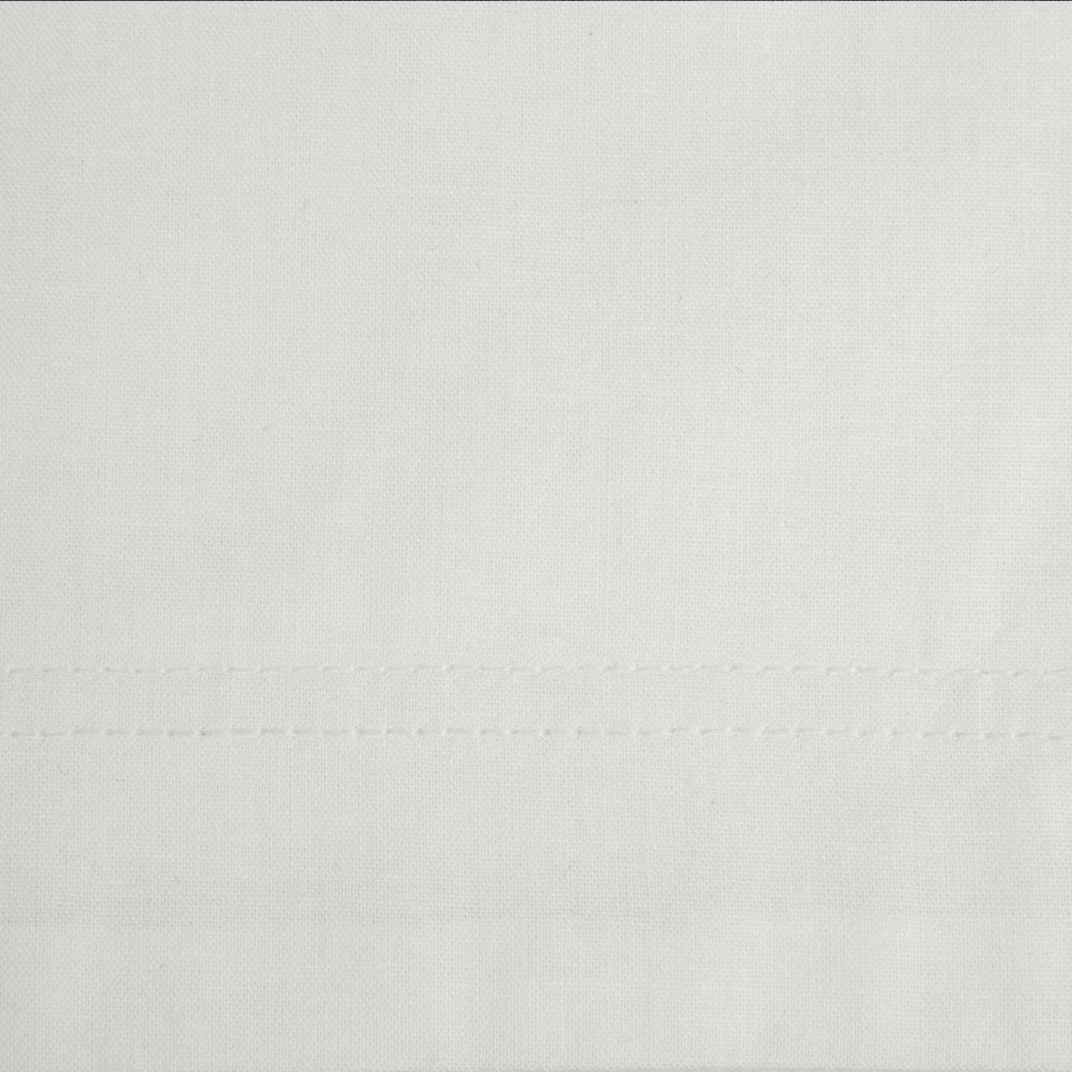 Poszewka na poduszkę 50x70 cm bawełniana z satynowym połyskiem i ozdobną kantą kremowa NOVA COLOUR Eurofirany