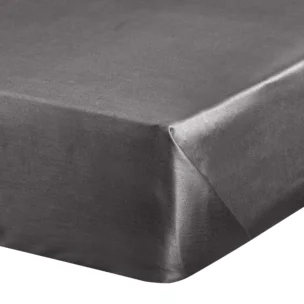 Prześcieradło bez gumki 160x210 cm z satyny bawełnianej kolor stalowy 125 g/m2 DINA Diva Line Eurofirany