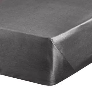 Prześcieradło bez gumki 160x210 cm z satyny bawełnianej kolor stalowy 125 g/m2 DINA Diva Line Eurofirany