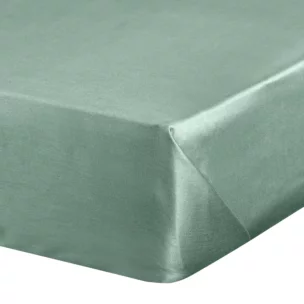 Prześcieradło bez gumki 180x210 cm z satyny bawełnianej kolor miętowy 125 g/m2 DINA Diva Line Eurofirany