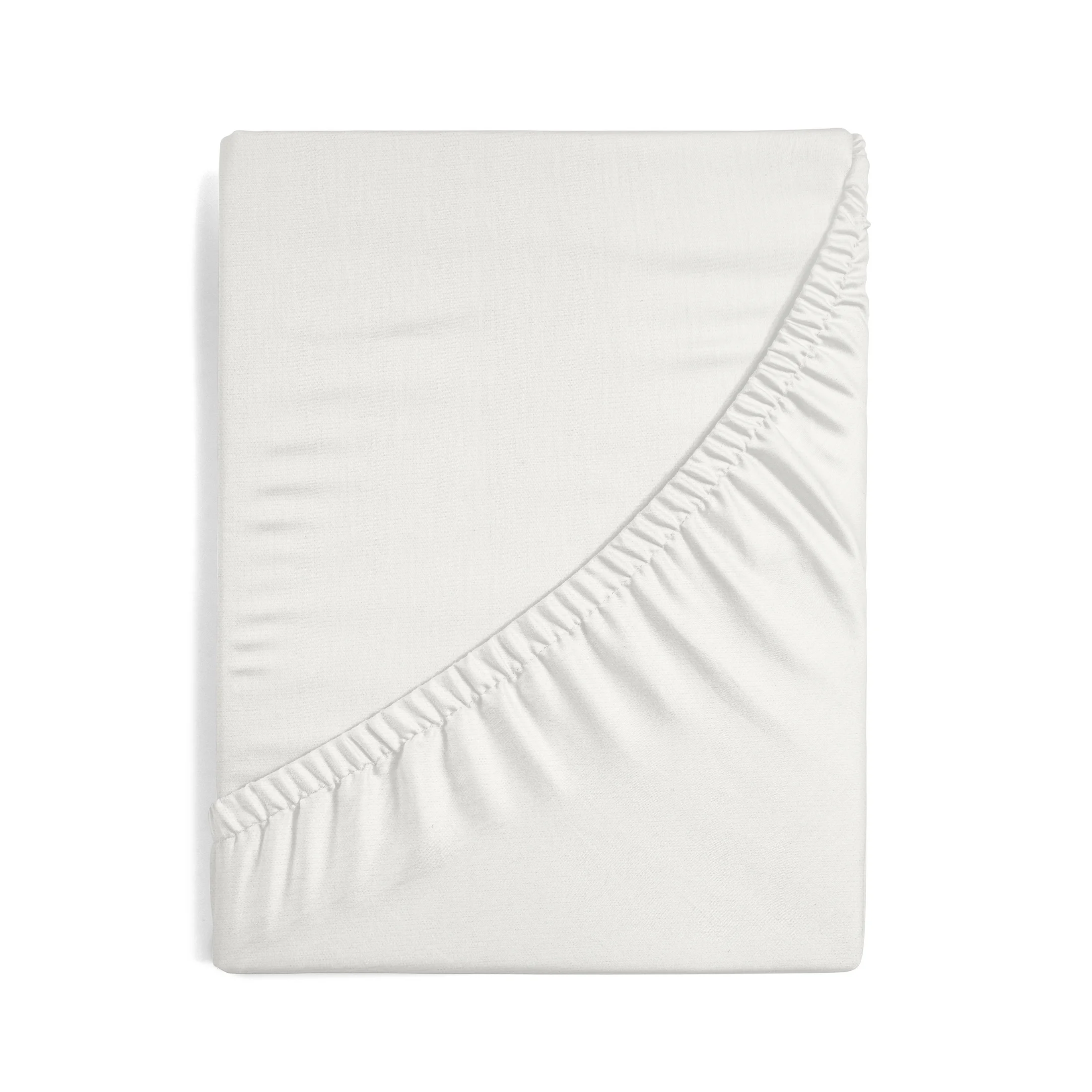 Prześcieradło jersey z gumką 240x200 cm z bawełny kolor kremowy 125 g/m2 Design 91 Eurofirany
