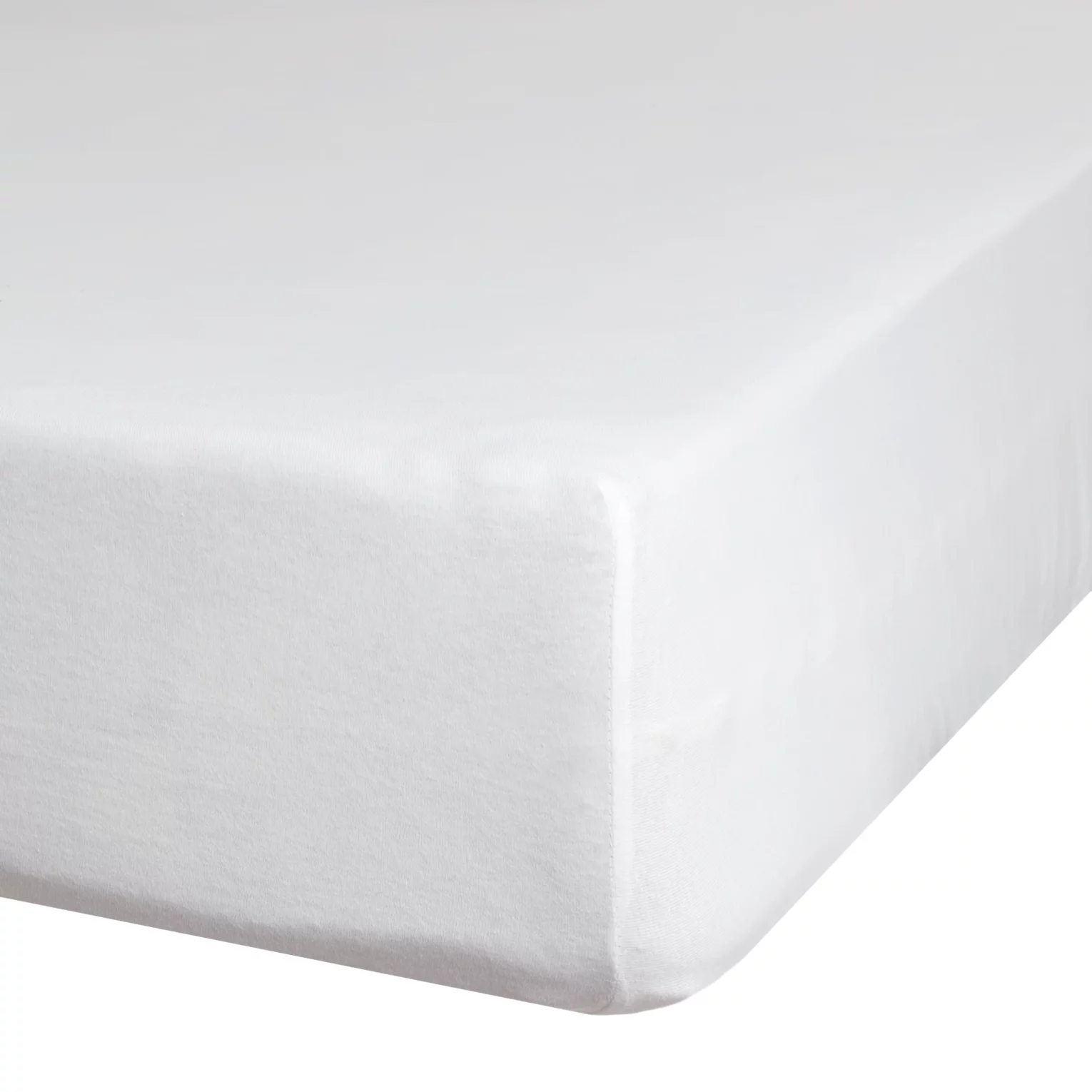 Prześcieradło jersey z gumką 90x200 cm z bawełny kolor biały 125 g/m2 Design 91 Eurofirany