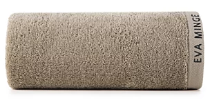 Ręcznik do rąk 30x50 cm bawełniany kolor beżowy z haftowanym logiem Eva Minge 550 g/m2 VENUS Eurofirany