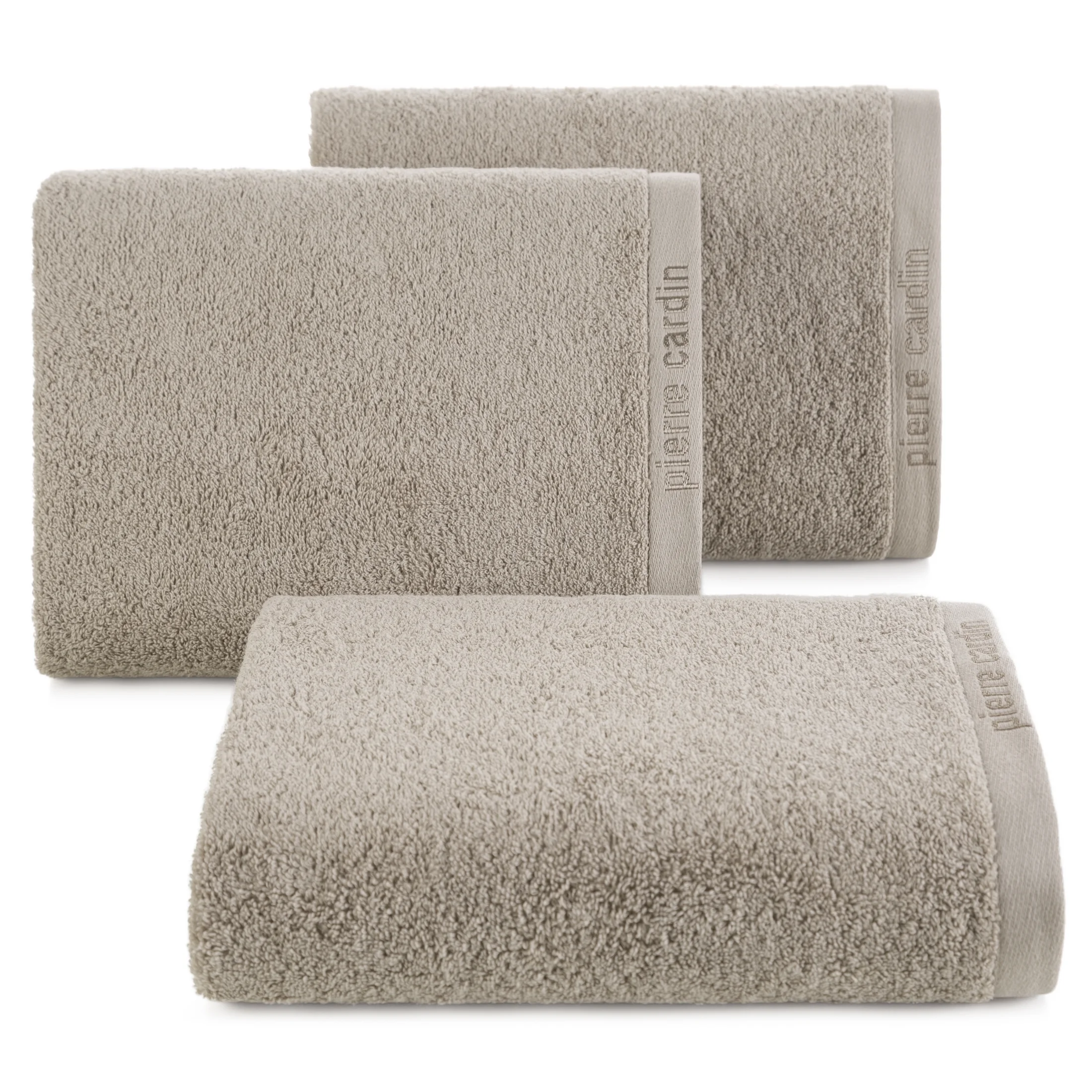 Ręcznik do rąk 30x50 cm bawełniany kolor ciemnobeżowy 430 g/m2 EVI Pierre Cardin Eurofirany